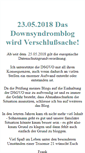 Mobile Screenshot of downsyndromblog.de